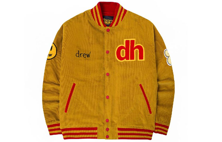 Lookbook 드류 하우스 바시티 자켓 스마일 페이스 코듀로이 차이나 한정 디종 유니섹스 DH-C6392-OXDI