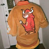 Sizing Drew House Varsity Jacket Smile Face Corduroy China Exclusive Dijon Unisex DH-C6392-OXDI