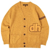 Drew House Varsity Logo Cardigan Unisex Candy Yellow Sweater DR-SS20-81 Drew House Varsity Logo Cardigan Unisex Candy Yellow Sweater DR-SS20-81