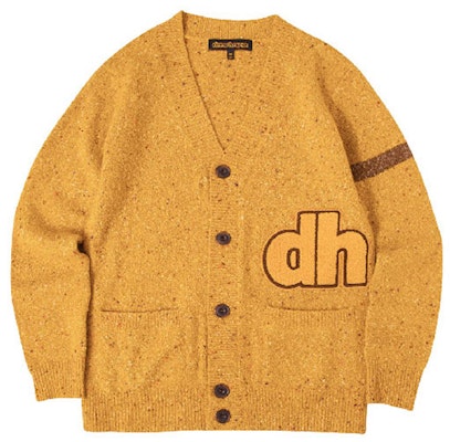 Drew House Varsity Logo Cardigan Unisex Sweater Kuning Gula-Gula. DR-SS20-81 Buy Drew House Varsity Logo Cardigan Unisex Sweater Kuning Gula-Gula. DR-SS20-81