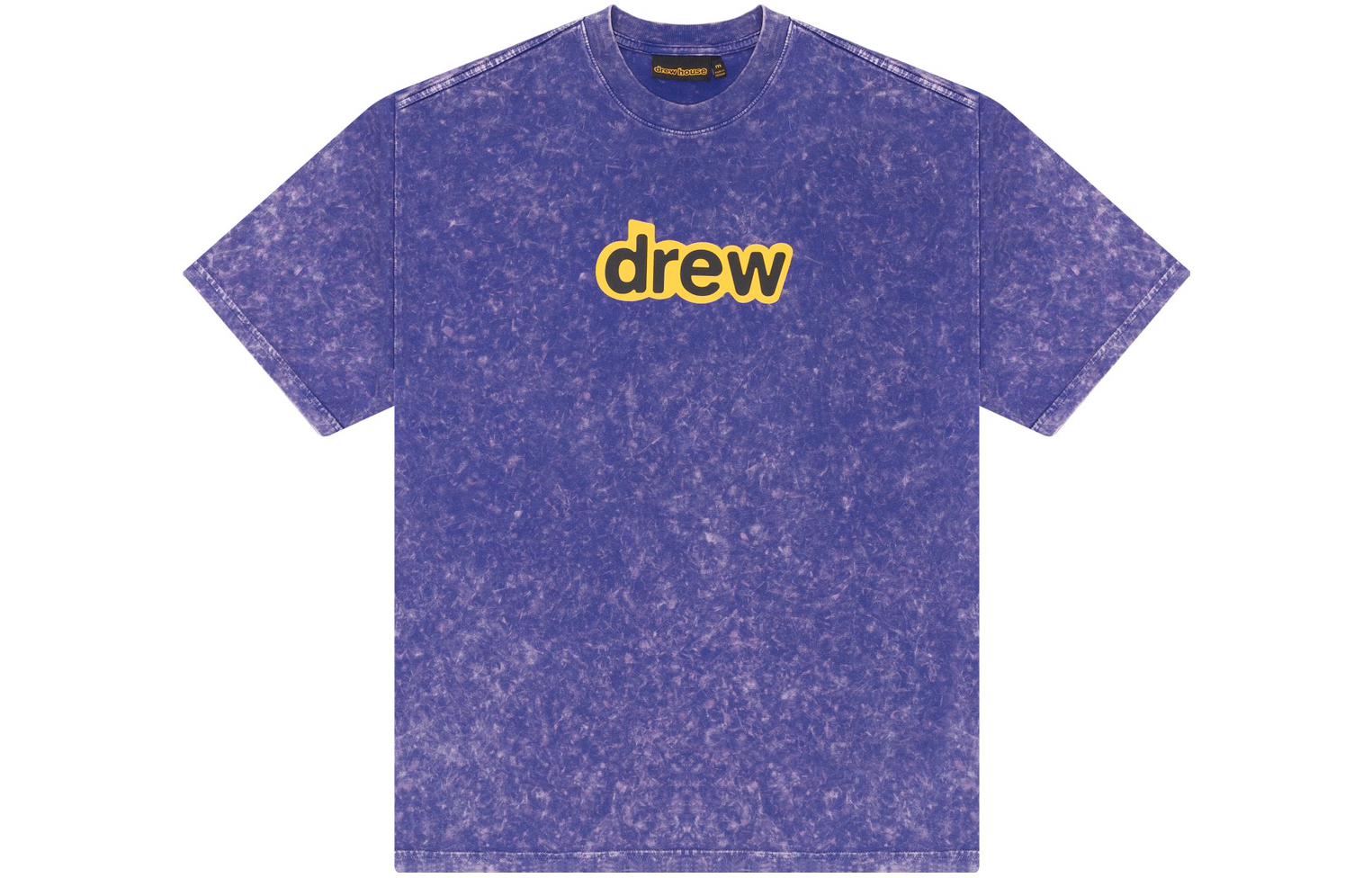 Drew House Washed Purple Logo Tee FW23 Unisex Crewneck T-Shirt. DH-HJ2121-SEWA