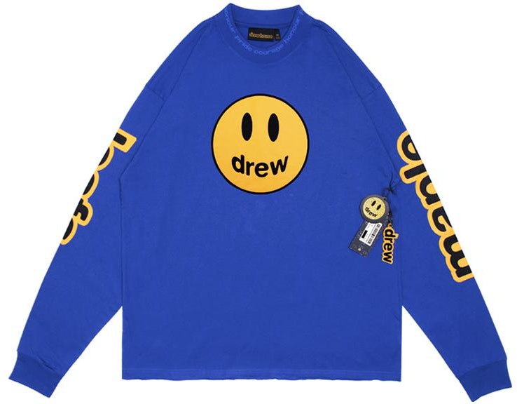 drew-house-x-maple-leafs-fw-22-logo-smile-face-graphic-tee-blue-unisex-couples-tee-dr-fw-22-256