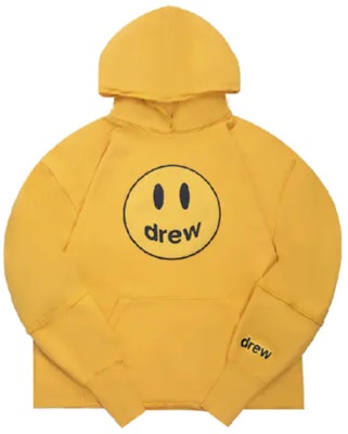Drew House Yellow Smiley Hoodie Unisex Fleece Winter Edition DR-SS20-018 Buy Drew House Yellow Smiley Hoodie Unisex Fleece Winter Edition DR-SS20-018