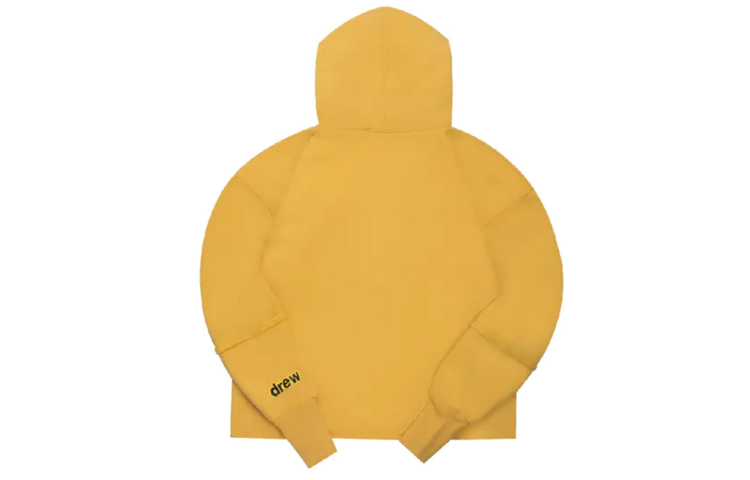 Lookbook Drew House Yellow Smiley Hoodie Unisex Fleece Winter Edition DR-SS20-018
