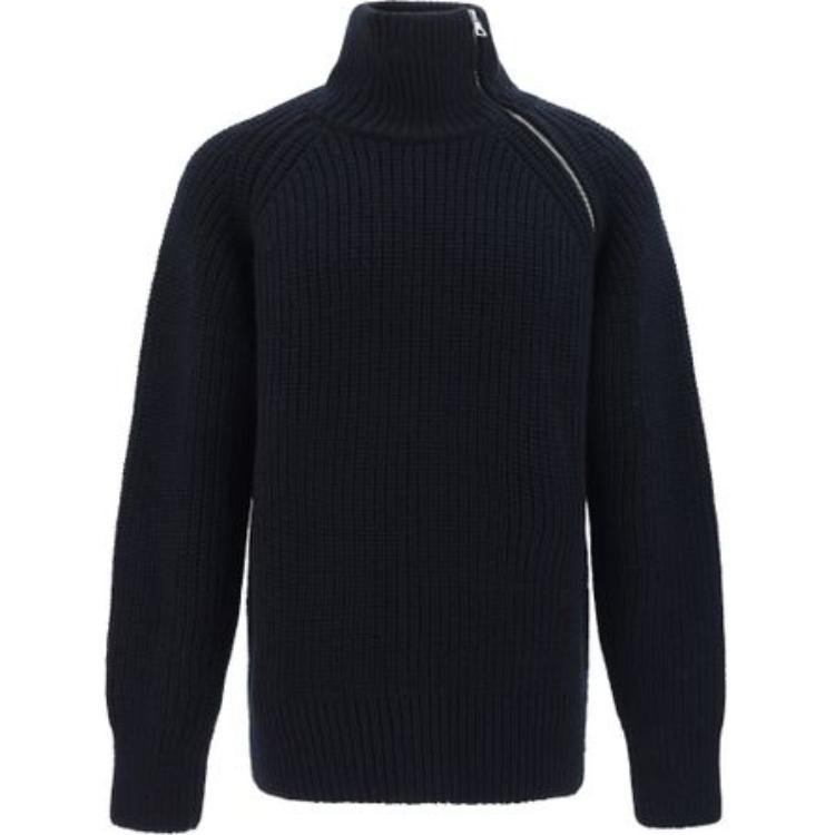 DRIES VAN NOTEN Black Solid Turtleneck Pullover Sweater Long Sleeve 2420212329706-900