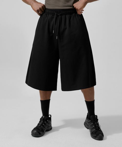 Order DRIX Maxi Wide Sweat Bermuda Shorts_Black DRSPT03BK