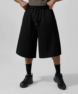 DRIX Maxi Wide Sweat Bermuda Shorts_Black DRSPT03BK Order DRIX Maxi Wide Sweat Bermuda Shorts_Black DRSPT03BK