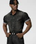 Order DRIX Rain Slub Muscle Fit Denim Short Sleeve Shirt - Normal Black DRSSH01BK