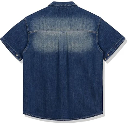 DRIX Rain Slub Muscle Fit Denim Short Sleeve Shirt_Indigo Blue DRSSH01IDG Purchase DRIX Rain Slub Muscle Fit Denim Short Sleeve Shirt_Indigo Blue DRSSH01IDG
