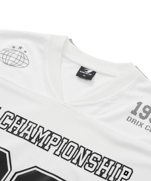 Details for DRIX Rugby Oversized Mesh Jersey Half-Sleeve - White DRSST15WH