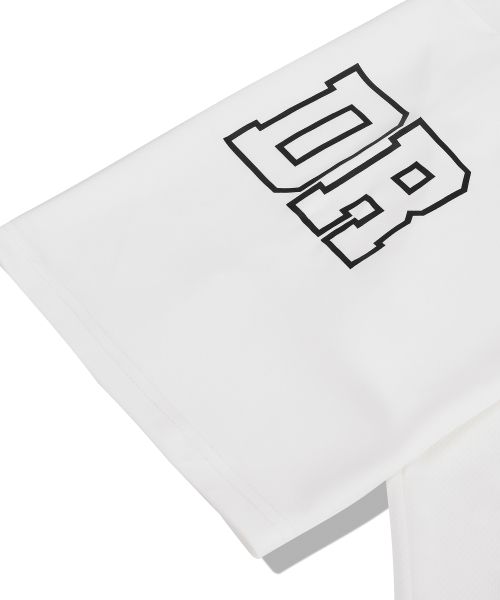 Cheap DRIX Rugby Oversized Mesh Jersey Half-Sleeve - White DRSST15WH