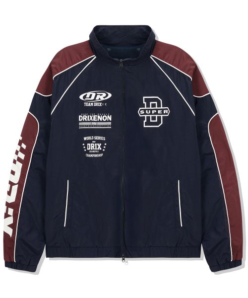 DRIX Two-Tone Piping Racing Jacket_Navy DRFJK02NV