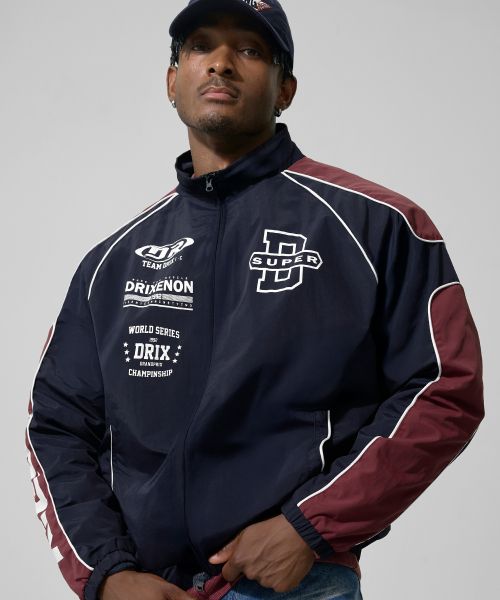 Order DRIX Two-Tone Piping Racing Jacket_Navy DRFJK02NV