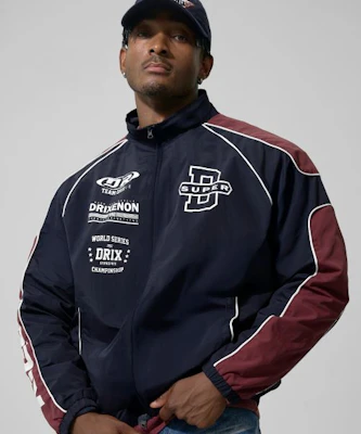 DRIX Two-Tone Piping Racing Jacket_Navy DRFJK02NV Order DRIX Two-Tone Piping Racing Jacket_Navy DRFJK02NV