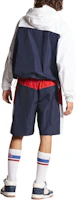 Purchase DSQUARED2 90's Urban Elastic Boxer Shorts Navy Blue Casual Shorts. S74MU0814S47858-477