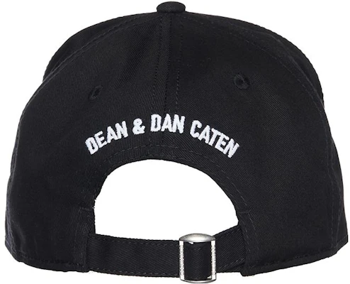 DSQUARED2 Black Baseball Cap with Embroidered Logo. BBCM041205C00001M063Black Shop DSQUARED2 Black Baseball Cap with Embroidered Logo. BBCM041205C00001M063Black