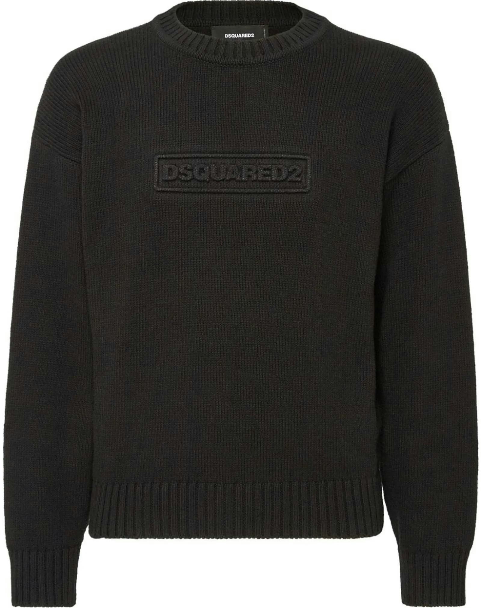 dsquared-2-black-logo-crewneck-pullover-sweater-long-sleeve-s74-ha-1475-d13029-900