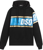 DSQUARED2 Black Logo Print Casual Hoodie. S74GU0263S23092-964 DSQUARED2 Black Logo Print Casual Hoodie. S74GU0263S23092-964