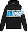 Order DSQUARED2 ブラック ロゴプリント カジュアルフーディー S74GU0263S23092-964
