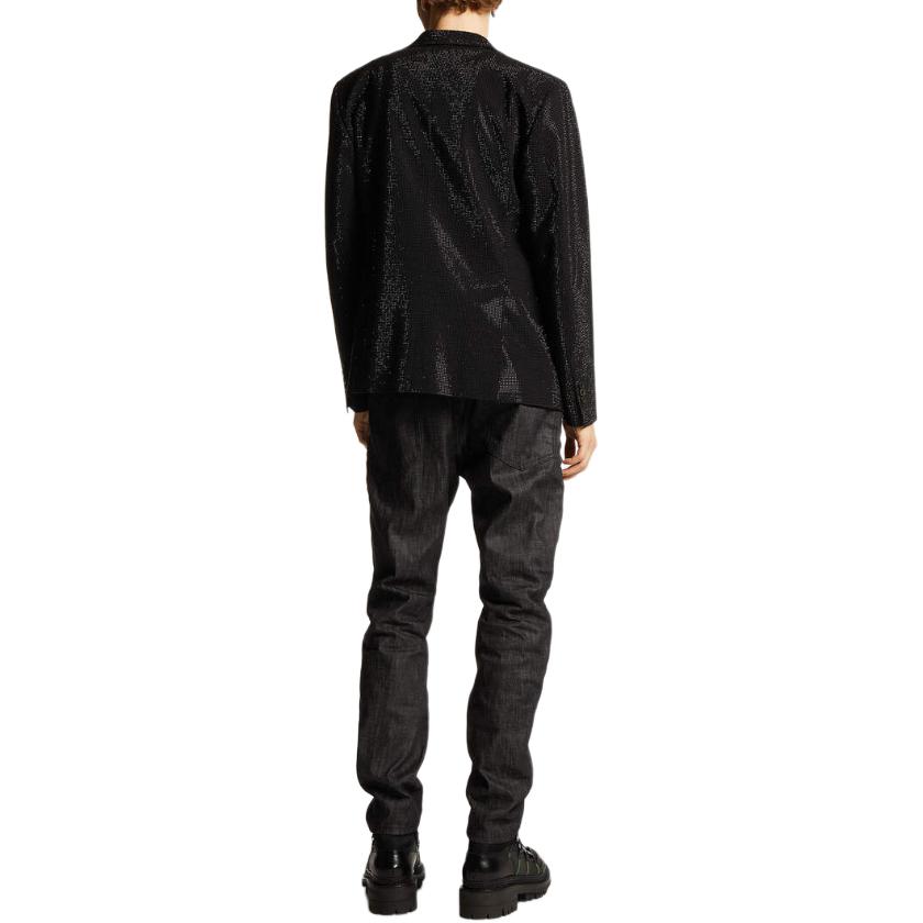 Purchase DSQUARED2 Seluar Longgar Hitam Logo Butang Kasual. S74LB1541S30357-900