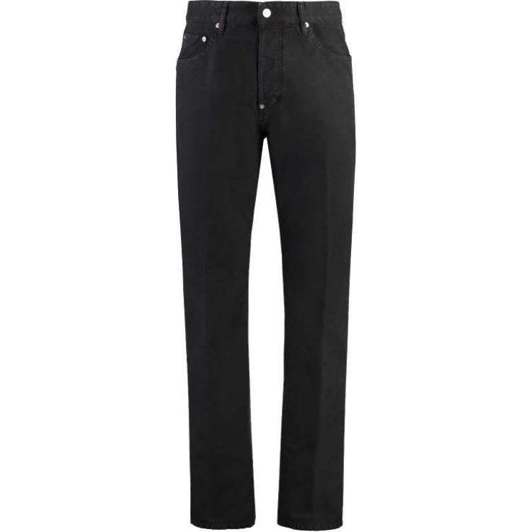 DSQUARED2  Black Mid-Rise Straight-Leg Casual Pants. S79KA0076D35106-900