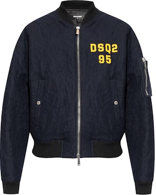 DSQUARED2 Jaket Hitam Oversized Ritsleting Motif Huruf Lengan Panjang. S71AN0563S44216-477 Buy DSQUARED2 Jaket Hitam Oversized Ritsleting Motif Huruf Lengan Panjang. S71AN0563S44216-477