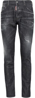 DSQUARED2 黑色修身中腰拉鏈標誌休閒長褲 S74LB1578S30357-900 Buy DSQUARED2 黑色修身中腰拉鏈標誌休閒長褲 S74LB1578S30357-900