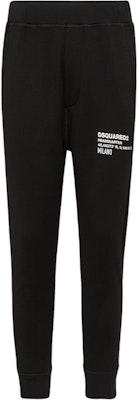 DSQUARED2 黑色修身中腰休閒褲帶彈性字母裝飾 S74KB0967S25516-900 Buy DSQUARED2 黑色修身中腰休閒褲帶彈性字母裝飾 S74KB0967S25516-900