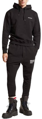 DSQUARED2 黑色修身中腰休閒褲帶彈性字母裝飾 S74KB0967S25516-900 Shop DSQUARED2 黑色修身中腰休閒褲帶彈性字母裝飾 S74KB0967S25516-900