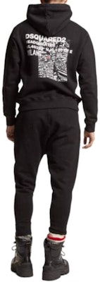 DSQUARED2 黑色修身中腰休閒褲帶彈性字母裝飾 S74KB0967S25516-900 Purchase DSQUARED2 黑色修身中腰休閒褲帶彈性字母裝飾 S74KB0967S25516-900