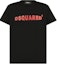 Buy DSQUARED2 黑色修身版型标志印花圆领T恤 S71GD1452D20020-900