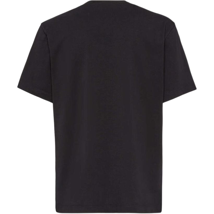 Lookbook DSQUARED2 黑色虎纹印花标志短袖圆领T恤 S74GD1316D20014900