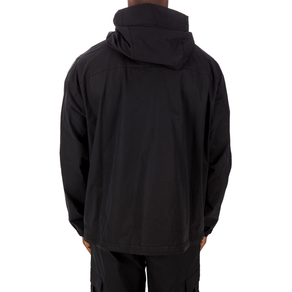 Shop DSQUARED2 ブラック ジップアップ フーディ ジャケット レタープリント入り. S71AN0370S53578-900