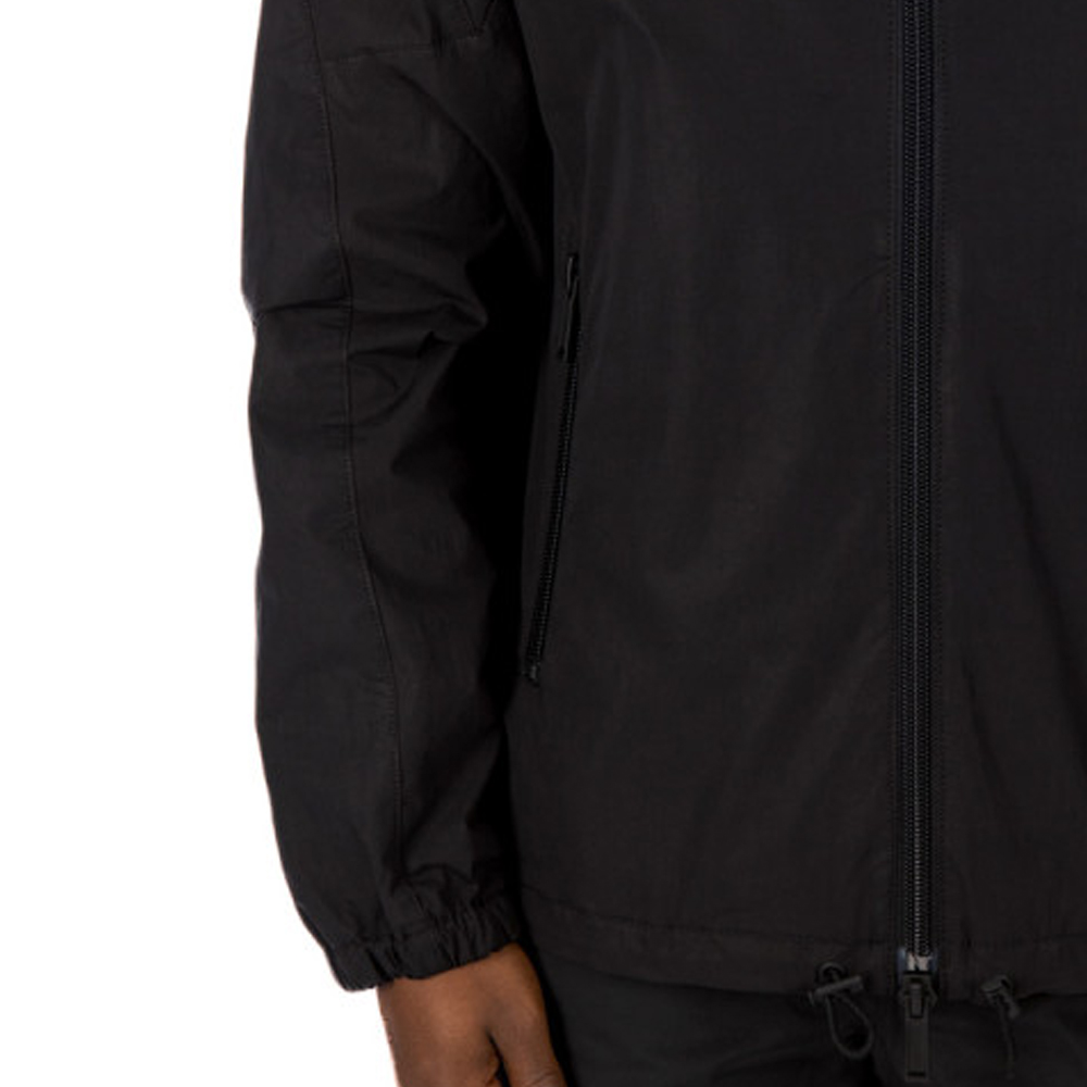 Sizing DSQUARED2 ブラック ジップアップ フーディ ジャケット レタープリント入り. S71AN0370S53578-900