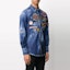 Shop DSQUARED2 蓝色多贴布长袖牛仔衬衫 S74DM0444S30341-470