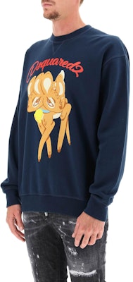 DSQUARED2 Baju Lengan Panjang Cetakan Kartun Biru Navy S71GU0479S25042-478NB Purchase DSQUARED2 Baju Lengan Panjang Cetakan Kartun Biru Navy S71GU0479S25042-478NB