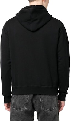 DSQUARED2 字母图案黑色连帽衫 S71GU0571S25551-900 Shop DSQUARED2 字母图案黑色连帽衫 S71GU0571S25551-900