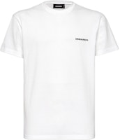 DSQUARED2 Contrast Logo Print Crew Neck T-Shirt White S74GD1338D20020-100 DSQUARED2 Contrast Logo Print Crew Neck T-Shirt White S74GD1338D20020-100