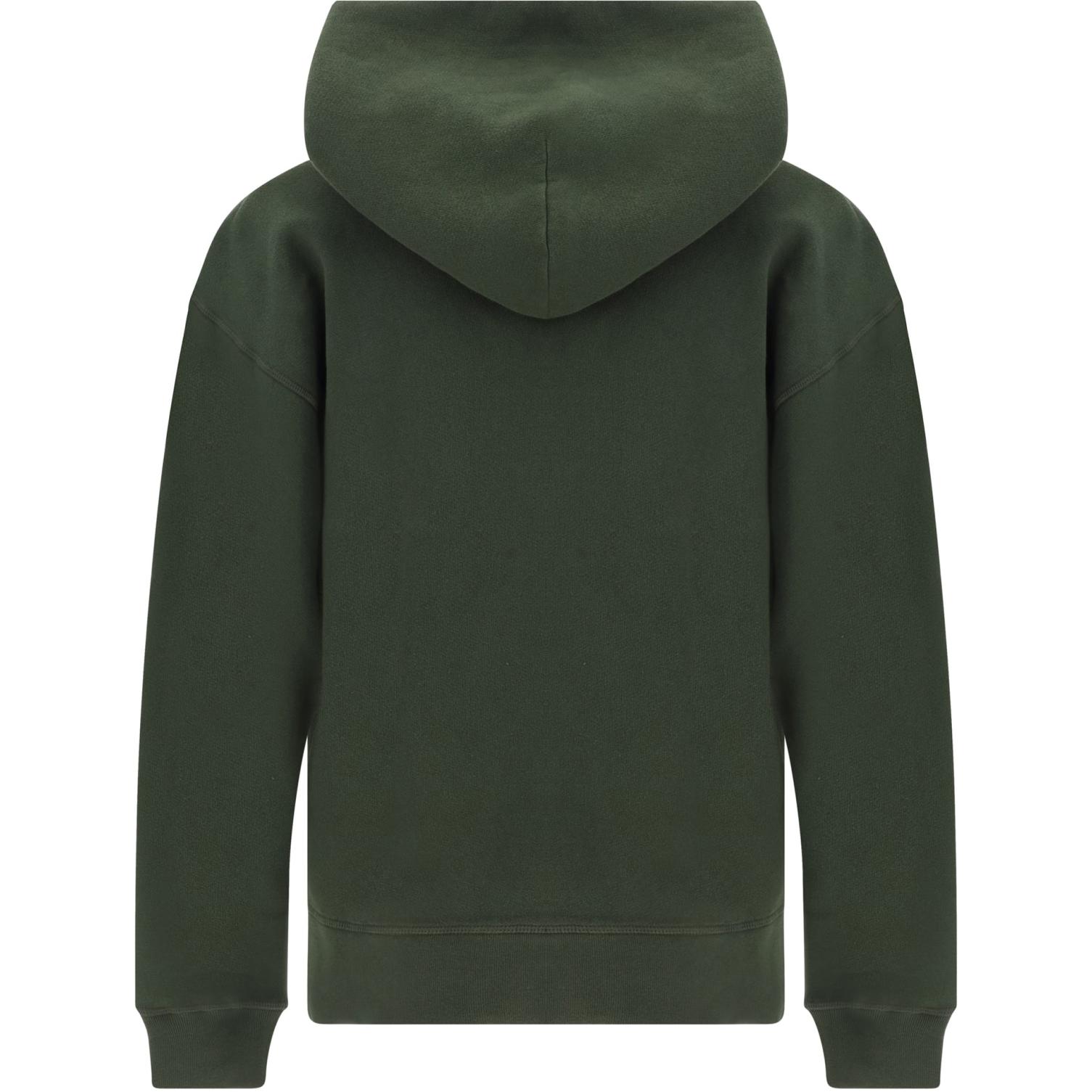 Lookbook DSQUARED2 Hoodie Hijau Logo Bordir Lengan Panjang. S74GU0827D25001-697