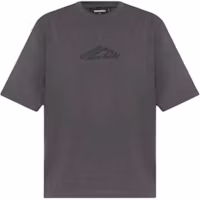 Order DSQUARED2 Grey Logo Crewneck Slim Fit Short Sleeve T-Shirt. S80GC0071D20020-854