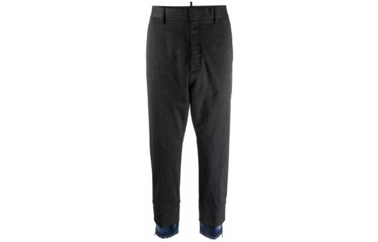 DSQUARED2  High-Waisted Tapered Jeans with Denim Trim Black. S74KB0598S54014-855 圖 2