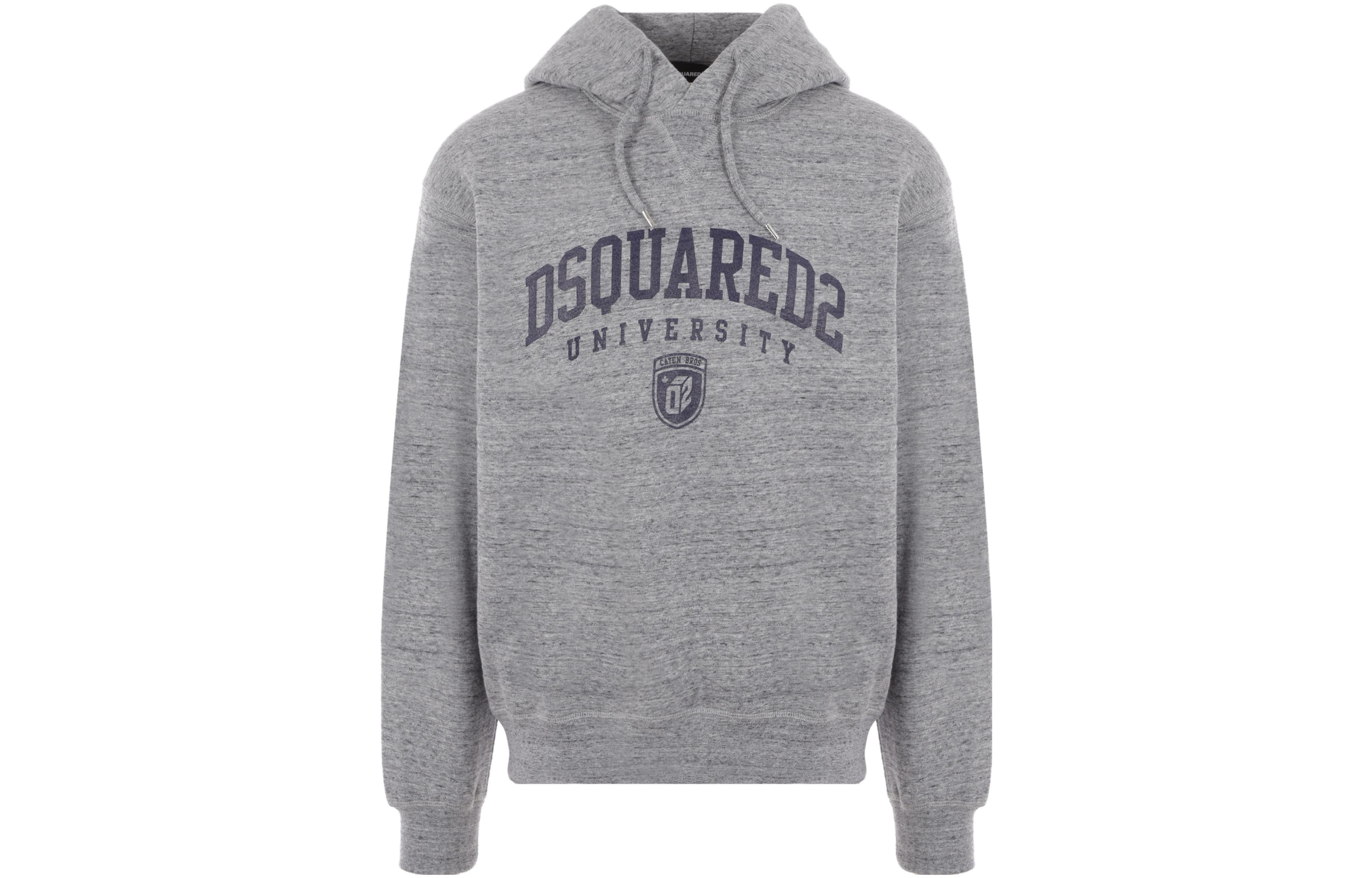 Order DSQUARED2 Hoodie Abu-Abu dengan Cetak Huruf. S74GU0744S25477-860