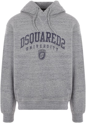 DSQUARED2 Hoodie Abu-Abu dengan Cetak Huruf. S74GU0744S25477-860 Order DSQUARED2 Hoodie Abu-Abu dengan Cetak Huruf. S74GU0744S25477-860