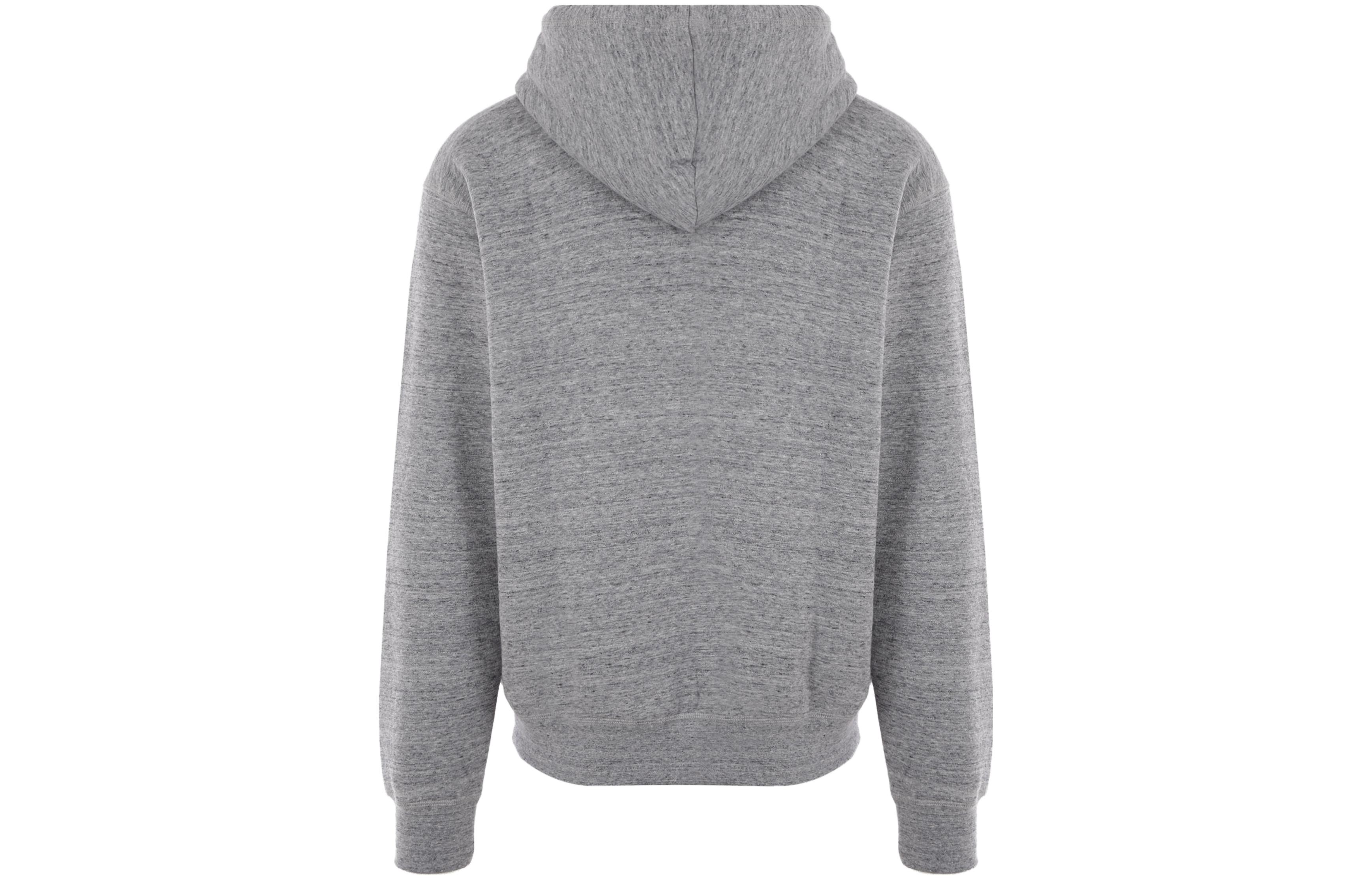 Lookbook DSQUARED2 Hoodie Abu-Abu dengan Cetak Huruf. S74GU0744S25477-860