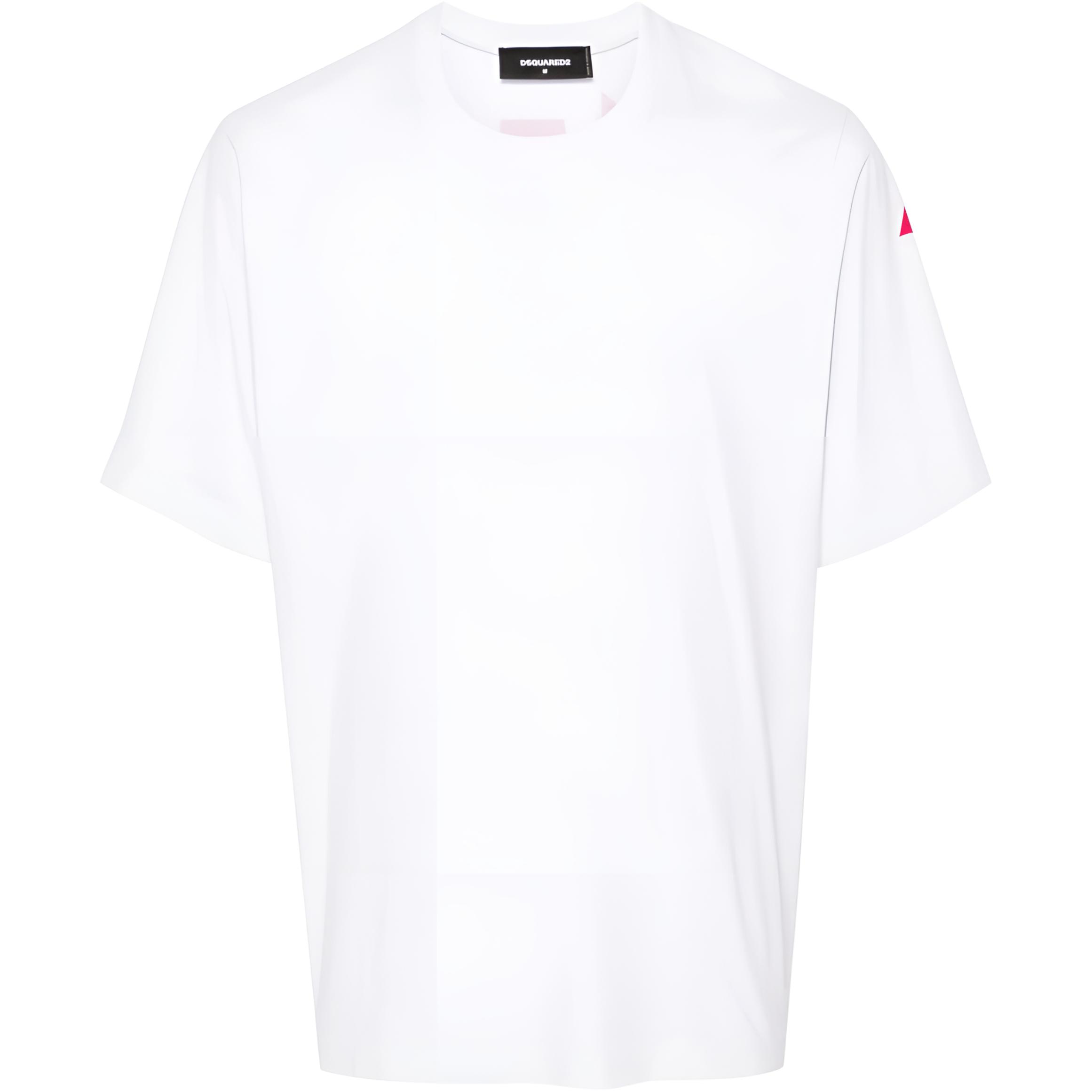 DSQUARED2  Logo Crewneck Short Sleeve T-Shirt White. S74GD1349D20014-100