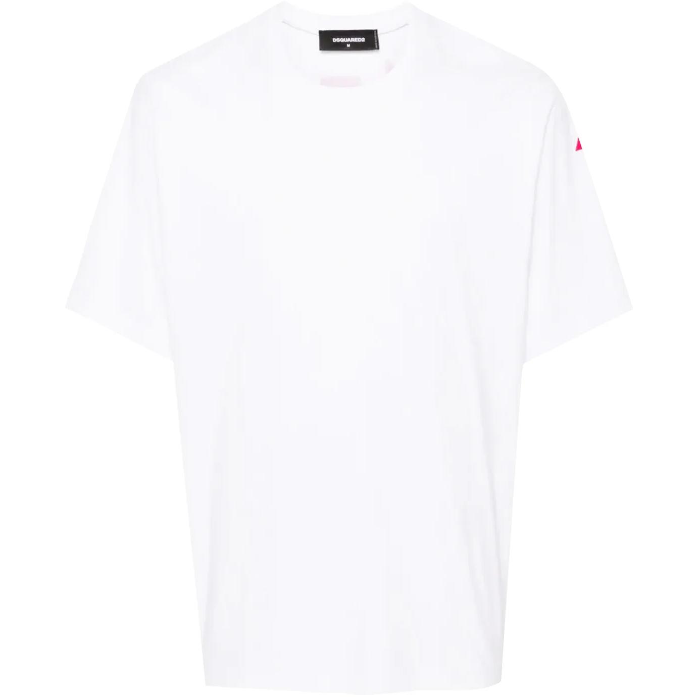 Order DSQUARED2 标志短袖圆领T恤 白色 S74GD1349D20014-100