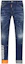 Buy DSQUARED2 Loose Fit Zipper Denim Jeans Blue. S74LB1239-S30342-470
