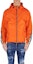 Buy DSQUARED2 橘色Logo印花拉鍊連帽外套夾克 S74AM1443S49197-186