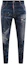 Order DSQUARED2 Paint Splatter Mid-Rise Button Jeans - Blue. S74LB1341S30342470