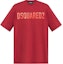 Order DSQUARED2 红色圆领标志印花短袖T恤 S74GD1197D200043-05W